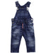 A Blue Long Overalls from Gucci in size 6-12M for boy. (Front View)