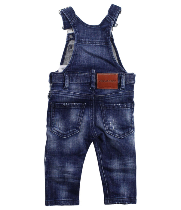 A Blue Long Overalls from Gucci in size 6-12M for boy. (Back View)