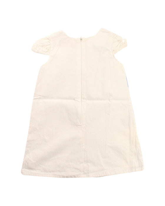 A White Short Sleeve Dresses from Blumarine in size 6-12M for girl. (Back View)