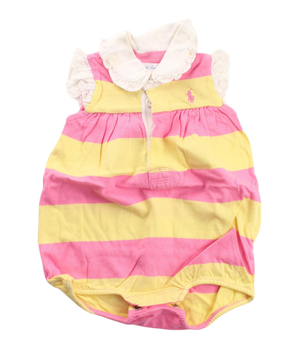 A Yellow Bodysuits from Ralph Lauren in size 0-3M for girl. (Front View)