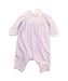 A Pink Long Sleeve Jumpsuits from Ralph Lauren in size 0-3M for girl. (Front View)