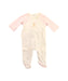 A White Onesies from Jacadi in size 0-3M for boy. (Front View)