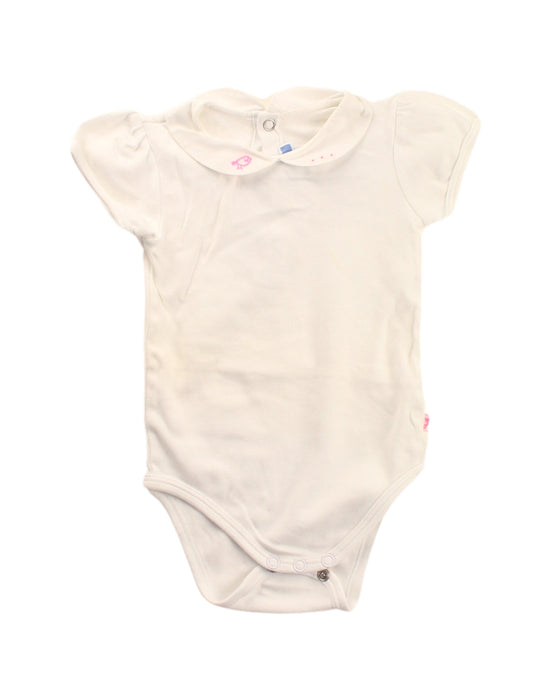 A White Bodysuits from Jacadi in size 6-12M for girl. (Front View)