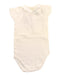 A White Bodysuits from Bonpoint in size 12-18M for girl. (Front View)