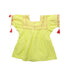 A Yellow Short Sleeve Tops from Kidsagogo in size 4T for girl. (Back View)