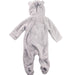 A Grey Onesies from The Little White Company in size 6-12M for neutral. (Back View)