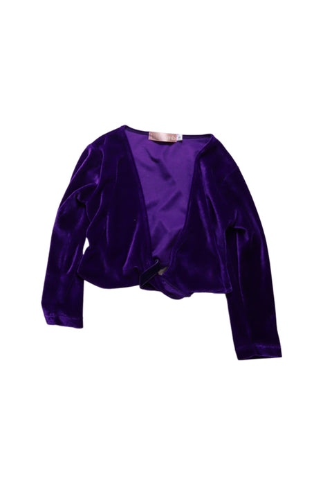 A Purple Cardigans from Tutulamb in size L for girl. (Front View)