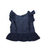 A Grey Sleeveless Tops from Velveteen in size 8Y for girl. (Front View)