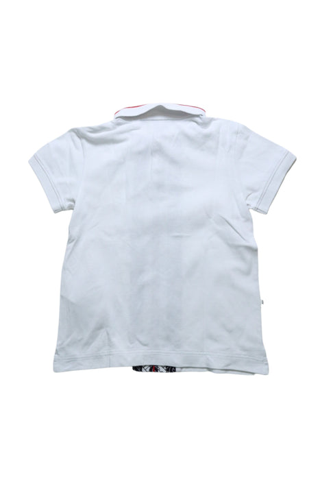 A White Short Sleeve Polos from Burberry in size 8Y for boy. (Back View)