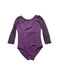 A Purple Leotards from Tutulamb in size 4T for girl. (Front View)