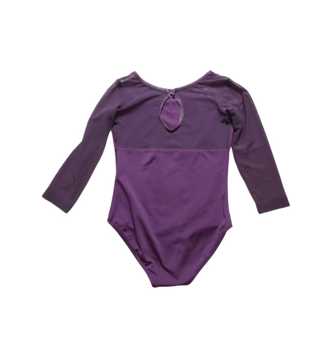 A Purple Leotards from Tutulamb in size 4T for girl. (Back View)