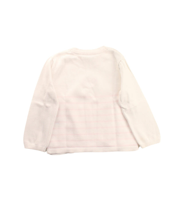 A White Knit Sweaters from The Little White Company in size 18-24M for girl. (Back View)