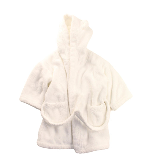 A White Bathrobes from Jojo Maman Bébé in size 18-24M for neutral. (Front View)