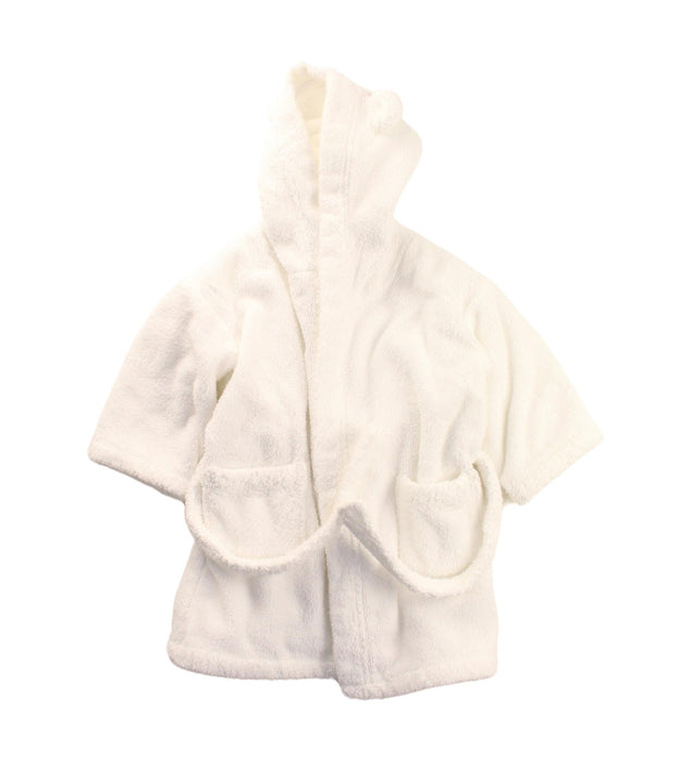 A White Bathrobes from Jojo Maman Bébé in size 18-24M for neutral. (Front View)