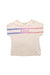 A Pink Short Sleeve T Shirts from Chloe in size 4T for girl. (Front View)