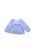 A Blue Long Sleeve Tops from Jacadi in size 12-18M for girl. (Front View)