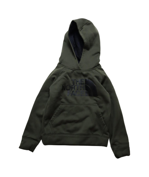 A Green Sweatshirts from The North Face in size 6T for boy. (Front View)