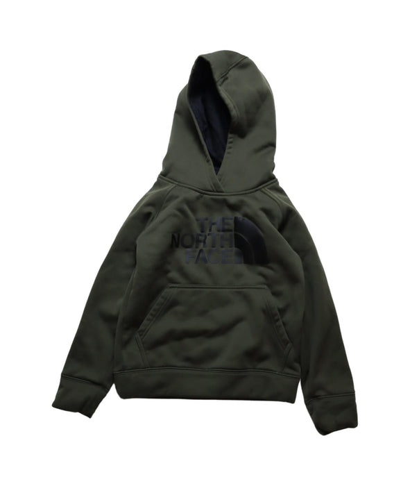 A Green Sweatshirts from The North Face in size 6T for boy. (Front View)