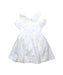 A White Short Sleeve Dresses from Balabala in size 5T for girl. (Back View)