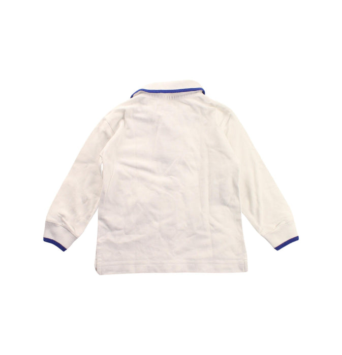 A White Long Sleeve Polos from Florence Eiseman in size 3T for boy. (Back View)