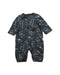 A Grey Long Sleeve Jumpsuits from Mides in size 3-6M for girl. (Front View)