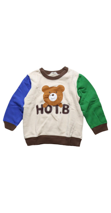 A Multicolour Crewneck Sweatshirts from Miki House in size 2T for boy. (Front View)