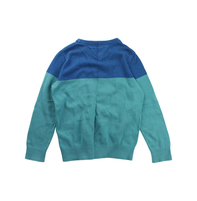 A Blue Knit Sweaters from Tommy Hilfiger in size 4T for boy. (Back View)