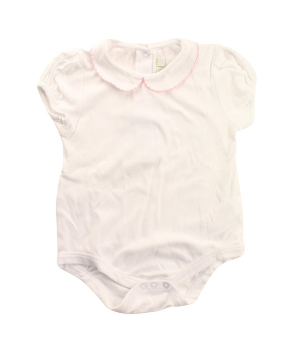 A White Short Sleeve Bodysuits from Jojo Maman Bébé in size 18-24M for girl. (Front View)