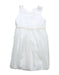 A White Sleeveless Dresses from Chickeeduck in size 5T for girl. (Front View)