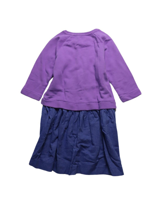 A Blue Long Sleeve Dresses from Crewcuts in size 7Y for girl. (Back View)