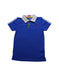 A Blue Short Sleeve Polos from Le Coq Sportif in size 10Y for boy. (Front View)