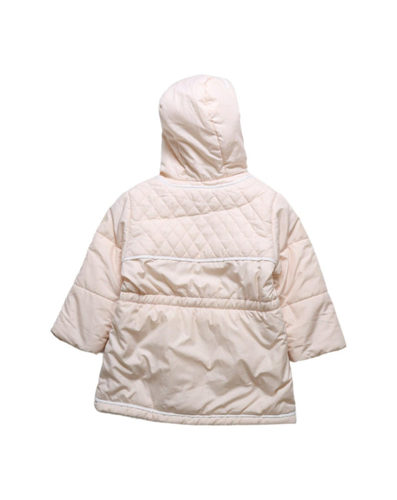 A Beige Puffer/Quilted Coats & Outerwear from Chloe in size 2T for girl. (Back View)