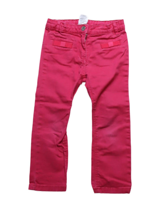 A Pink Casual Pants from Jacadi in size 12-18M for girl. (Front View)