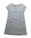 A White Short Sleeve Dresses from Petit Bateau in size 10Y for girl. (Front View)