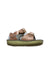 A Brown Sandals from Sun-San in size 12-18M for girl. (Front View)