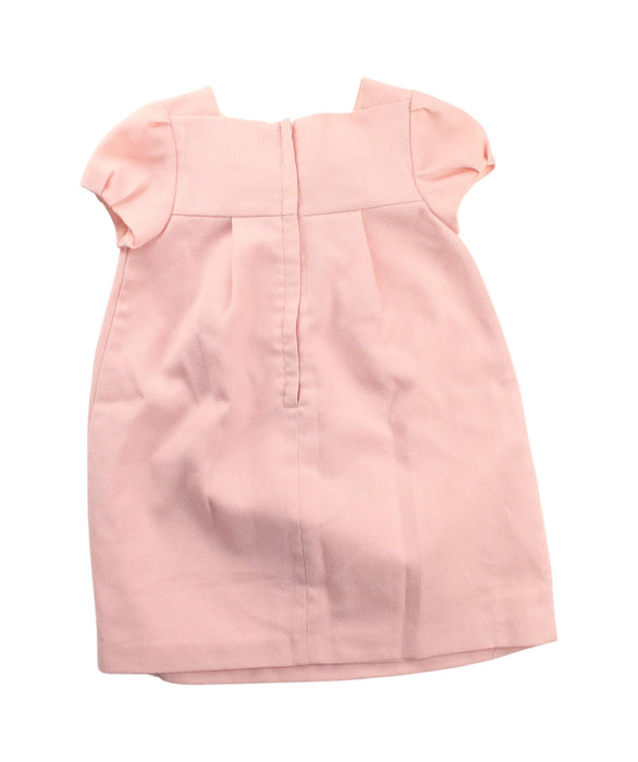 A Pink Short Sleeve Dresses from Janie & Jack in size 2T for girl. (Back View)