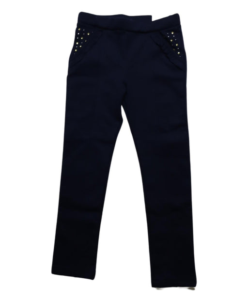 A Navy Casual Pants from Mayoral in size 5T for girl. (Front View)