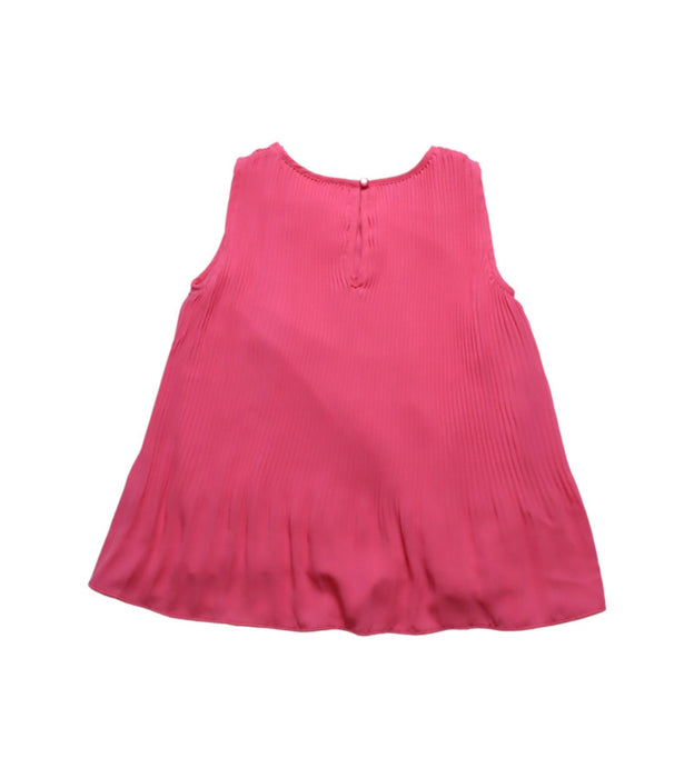 A Pink Sleeveless Tops from Sarabanda in size 8Y for girl. (Back View)