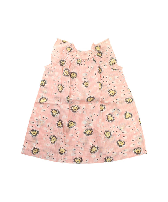 A Pink Short Sleeve Dresses from Bonpoint in size 2T for girl. (Back View)