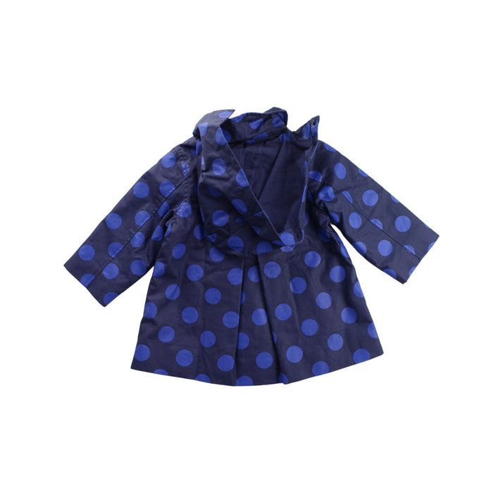 A Blue Lightweight Jackets from Jacadi in size 6-12M for girl. (Back View)