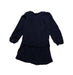 A Blue Long Sleeve Dresses from Cyrillus in size 4T for girl. (Back View)