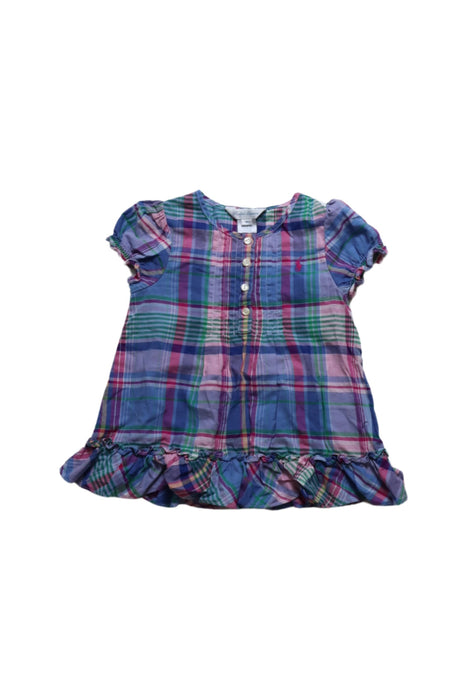 A Multicolour Short Sleeve Dresses from Ralph Lauren in size 12-18M for girl. (Front View)