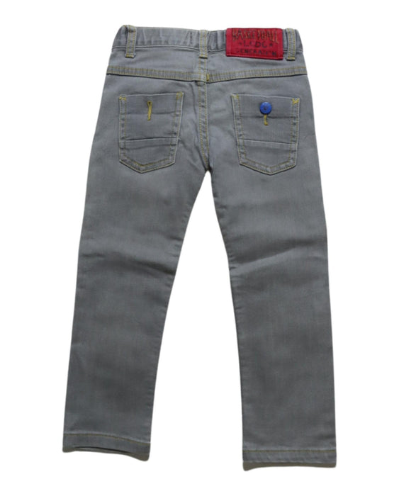 A Grey Casual Pants from La Compagnie des Petits in size 3T for boy. (Back View)