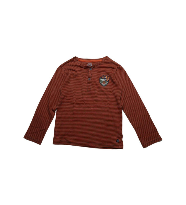 A Red Long Sleeve T Shirts from La Compagnie des Petits in size 8Y for boy. (Front View)