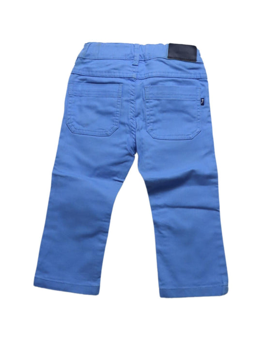 A Blue Casual Pants from Jacadi in size 12-18M for boy. (Back View)