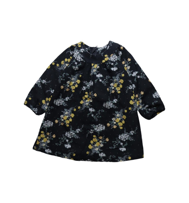 A Multicolour Long Sleeve Dresses from Organic Mom in size 2T for girl. (Front View)