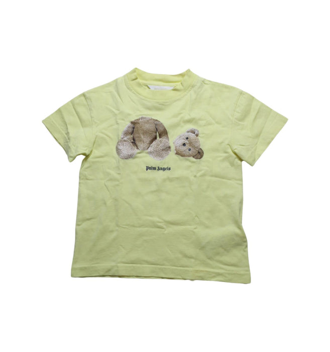 A Green Short Sleeve T Shirts from Palm Angels in size 6T for neutral. (Front View)