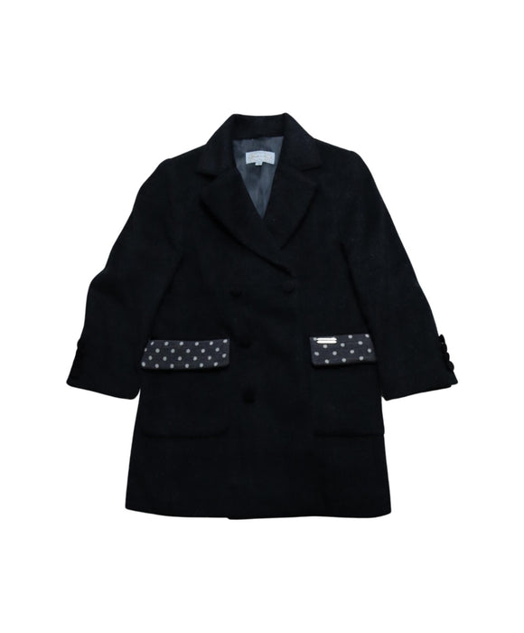 A Black Coats from Nicholas & Bears in size 4T for girl. (Front View)