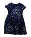 A Blue Short Sleeve Dresses from Jacadi in size 4T for girl. (Front View)