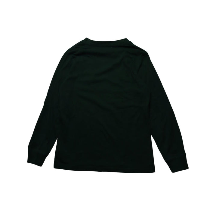 A Green Crewneck Sweatshirts from Polo Ralph Lauren in size 7Y for boy. (Back View)